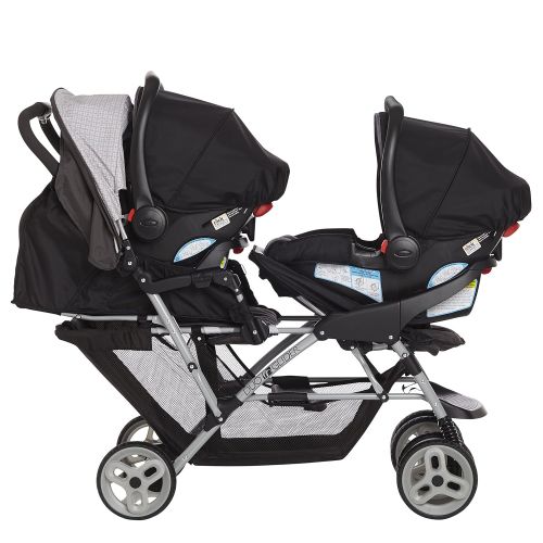 그라코 Graco DuoGlider Double Stroller | Lightweight Double Stroller with Tandem Seating, Glacier