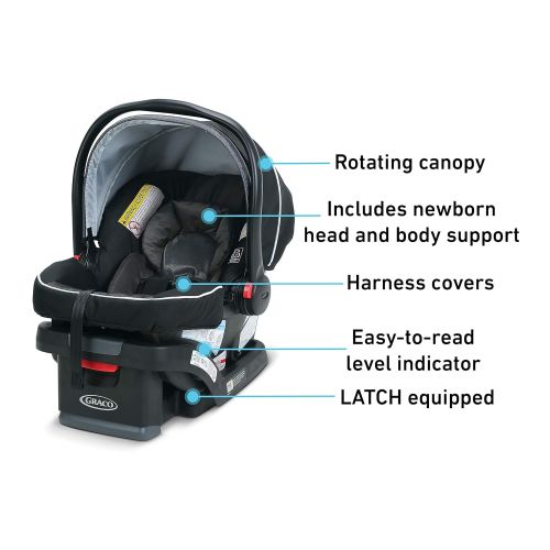 그라코 Graco SnugRide SnugLock 30 Infant Car Seat | Baby Car Seat, Gotham