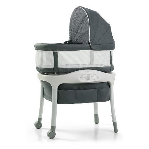 그라코 Graco Sense2Snooze Bassinet with Cry Detection Technology | Baby Bassinet Detects and Responds to Babys Cries to Help Soothe Back to Sleep, Ellison