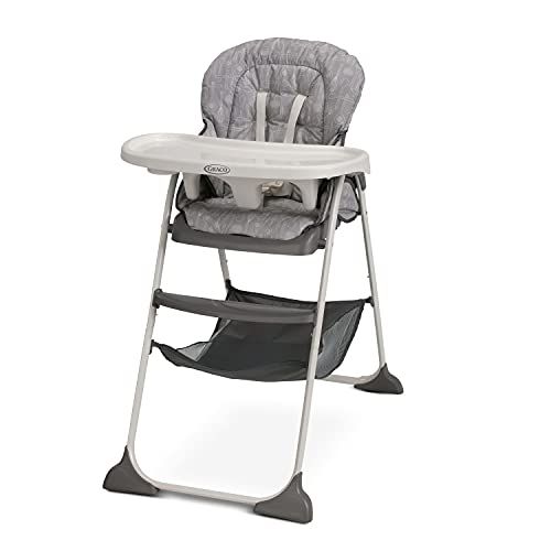 그라코 Graco Slim Snacker High Chair | Ultra Compact High Chair, Whisk