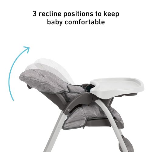 그라코 Graco Slim Snacker High Chair | Ultra Compact High Chair, Whisk