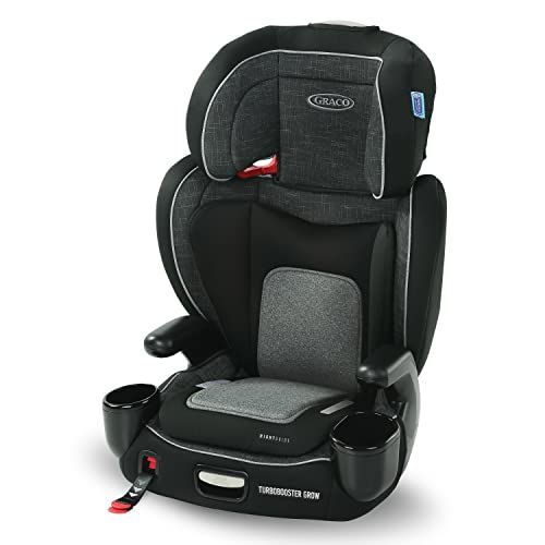 그라코 Graco TurboBooster Grow High Back Booster Seat, Featuring RightGuide Seat Belt Trainer, West Point