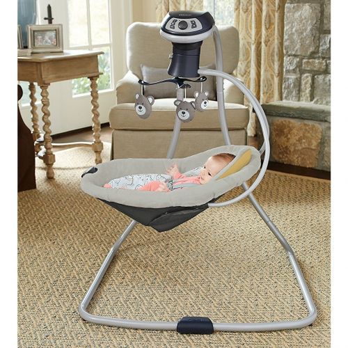 그라코 Graco Simple Sway LX Baby Swing, Teddy