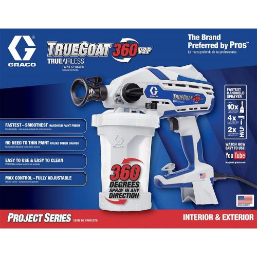 그라코 Graco 17D889 TrueCoat 360 VSP Handheld Paint Sprayer