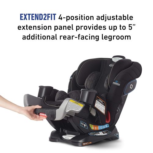 그라코 Graco Extend2Fit 3 in 1 Car Seat | Ride Rear Facing Longer with Extend2Fit, featuring TrueShield Side Impact Technology, Ion