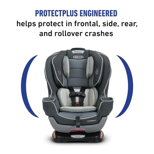 그라코 Graco Extend2Fit Convertible Car Seat | Ride Rear Facing Longer with Extend2Fit, Binx