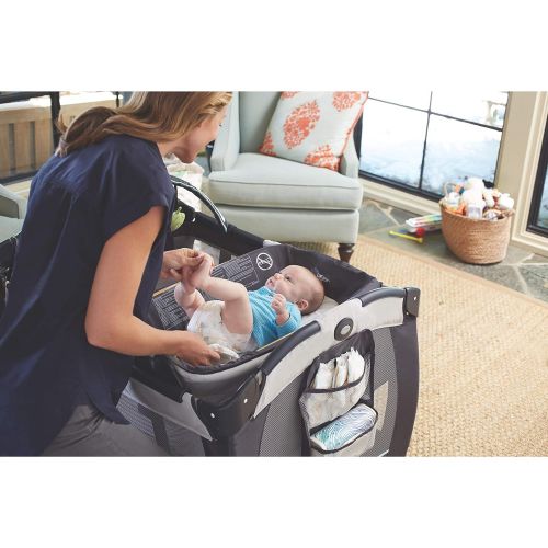 그라코 Graco Pack n Play Playard with Reversible Seat & Changer LX, Basin