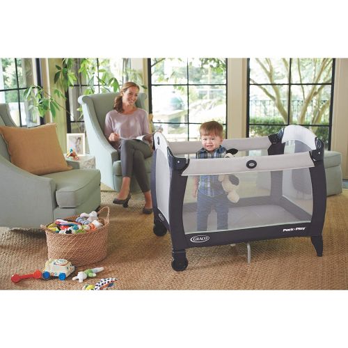 그라코 Graco Pack n Play Playard with Reversible Seat & Changer LX, Basin