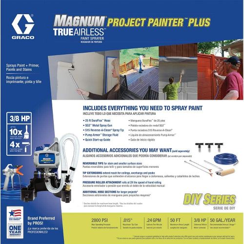 그라코 Graco Magnum 257025 Project Painter Plus Paint Sprayer