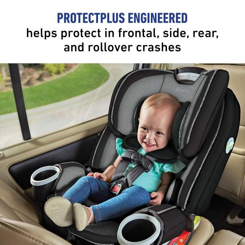 그라코 Graco 4Ever DLX 4 in 1 Car Seat | Infant to Toddler Car Seat, with 10 Years of Use, Zagg
