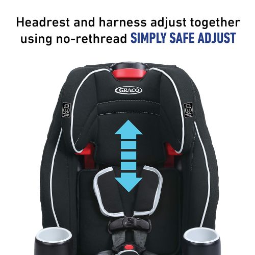 그라코 Graco Atlas 65 2 in 1 Harness Booster Seat | Harness Booster and High Back Booster in One, Glacier