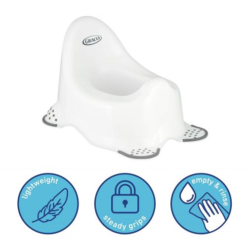 그라코 Graco Steady Potty with Anti-Slip Grip - White