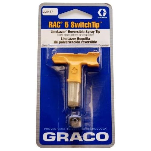 그라코 Graco #LL5-417 LineLazer RAC 5 SwitchTip - 0.017 inches (orifice size) - for 4-8 inch Line Widths - LL5417 by Graco