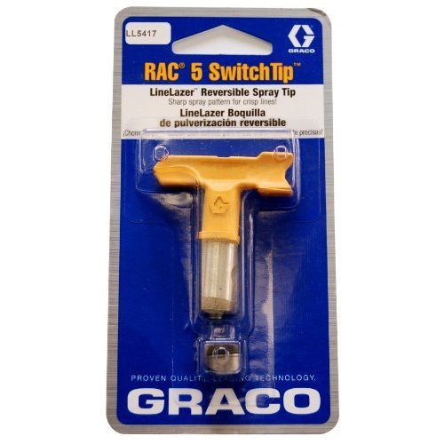 그라코 Graco #LL5-417 LineLazer RAC 5 SwitchTip - 0.017 inches (orifice size) - for 4-8 inch Line Widths - LL5417 by Graco