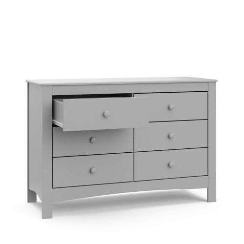 그라코 Graco Noah 6 Dresser, 6 Drawer, Pebble Gray