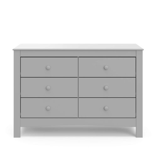 그라코 Graco Noah 6 Dresser, 6 Drawer, Pebble Gray