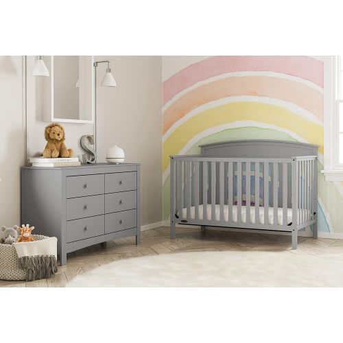 그라코 Graco Noah 6 Dresser, 6 Drawer, Pebble Gray