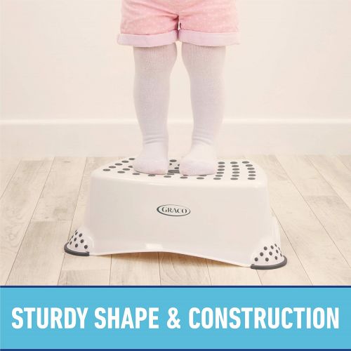 그라코 Graco Step Stool with Anti-Slip Grip - White