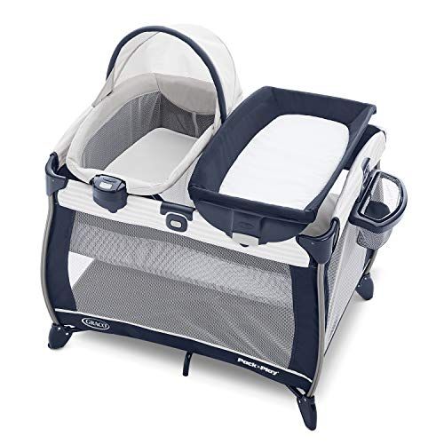 그라코 Graco Pack n Play Quick Connect Portable Bassinet Playard, Alex