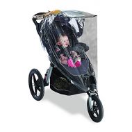 Graco Jogging Stroller Weather Shield, Baby Rain Cover, Universal Size to fit Most Jogging Strollers, Waterproof, Windproof, Ventilation,Protection,Vinyl, Clear, Plastic
