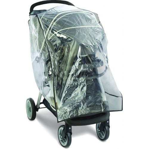 그라코 Graco Travel System Weather Shield, Baby Rain Cover, Universal Size to fit Most Travel Systems, Waterproof, Windproof, Ventilation, Protection, Shade, Umbrella, Pram, Vinyl, Clear,