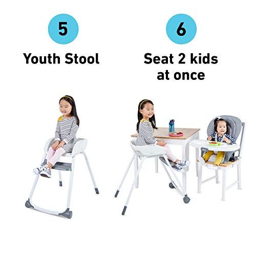 그라코 Graco Made2Grow 6 in 1 High Chair Converts to Dining Booster Seat, Youth Stool, and More, Monty