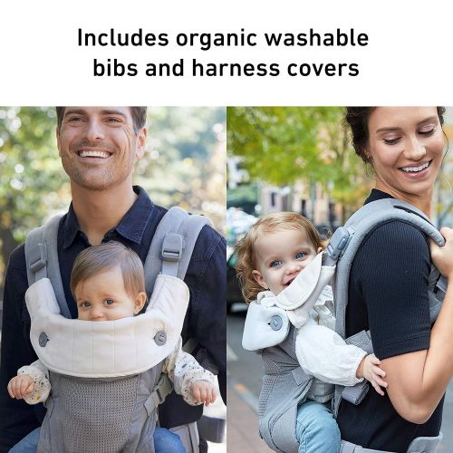 그라코 Graco Cradle Me 4 in 1 Baby Carrier Includes Newborn Mode with No Insert Needed, Mineral Gray