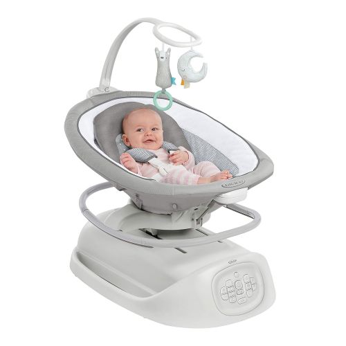 그라코 Graco Sense2Soothe Baby Swing with Cry Detection Technology, Sailor