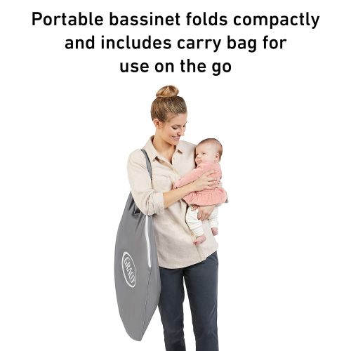 그라코 Graco Pack n Play Travel Dome LX Playard Includes Portable Bassinet, Full-Size Infant Bassinet, and Diaper Changer, Leyton
