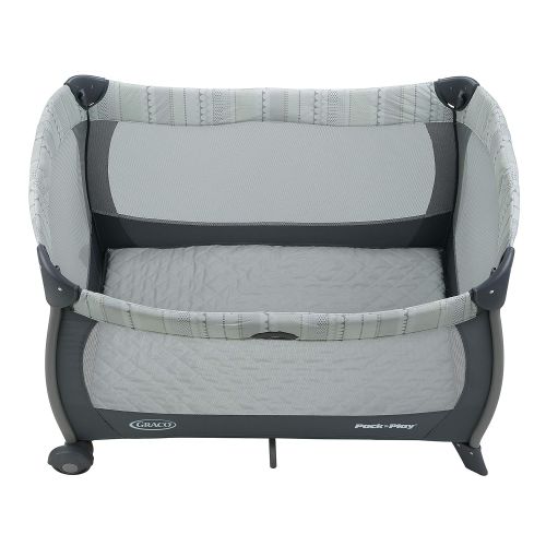 그라코 Graco Pack n Play Playard with Twins Bassinet, Vance, One Size