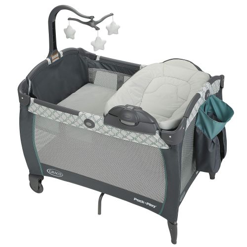 그라코 Graco Pack N Play Playard Portable Napper and Changer, Affinia, One Size