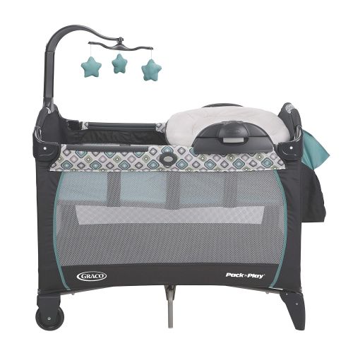 그라코 Graco Pack N Play Playard Portable Napper and Changer, Affinia, One Size