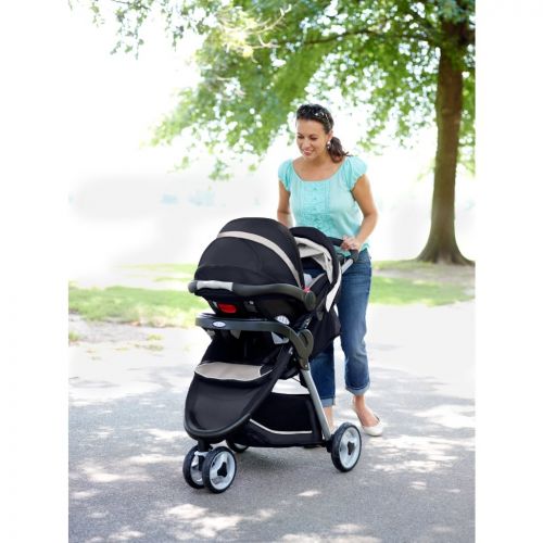 그라코 2014 Graco FastAction Fold Sport Stroller Click Connect Travel System, Pierce