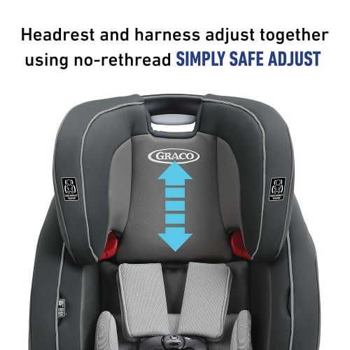 그라코 Graco Nautilus 65 LX 3-in-1 Harness Booster Car Seat, Matrix