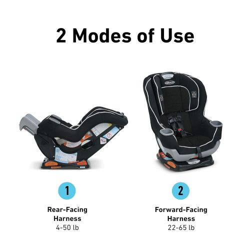 그라코 Graco Extend2Fit 3-in-1 Car Seat featuring TrueShield Technology, Ion, 1 pounds