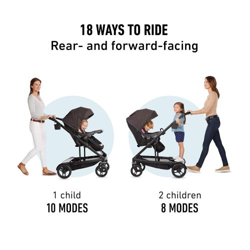 그라코 Graco Uno2Duo Double Stroller, Hayden