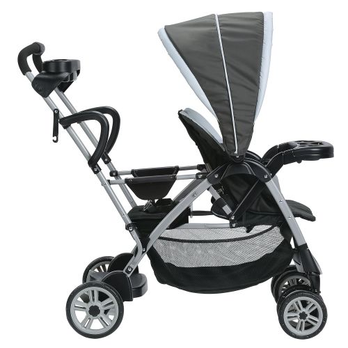 그라코 Graco Roomfor2 Click Connect Stand and Ride Stroller, Gotham