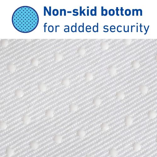 그라코 Graco Premium Contoured Infant and Baby Changing Pad Ultra Soft Buckle Cover for Premium Comfort Water Resistant Baby Safety Belt NonSkid Bottom Fits Standard Changing Topper, Whit