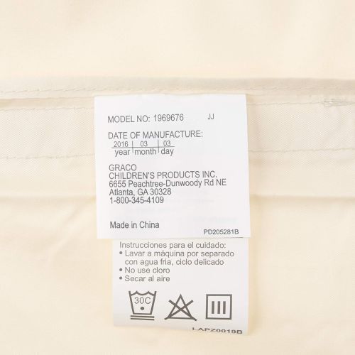 그라코 Graco Dream Suite Bassinet Mattress Cover, Navajo , 8.6x0.98x6.3 Inch (Pack of 1)