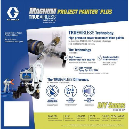 그라코 Graco Magnum 257025 Project Painter Plus Paint Sprayer & 243104 Pump Armor, 1-Quart