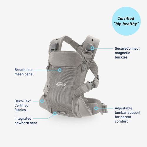 그라코 Graco Cradle Me Lite 3-in-1 Baby Carrier, Oatmeal