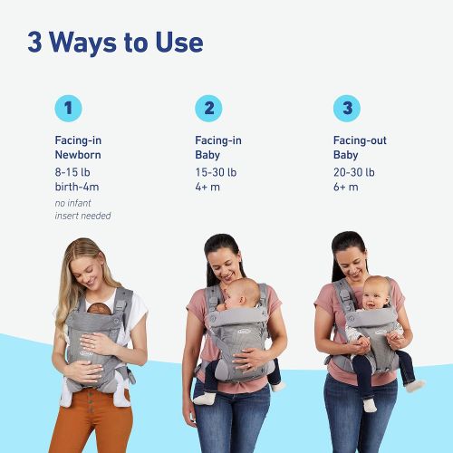 그라코 Graco Cradle Me Lite 3-in-1 Baby Carrier, Oatmeal