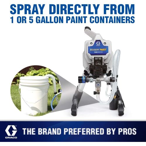 그라코 Graco 17G177 Magnum ProX17 Stand Paint Sprayer, Grey/Blue