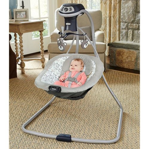 그라코 Graco Simple Sway LX Baby Swing, Teddy