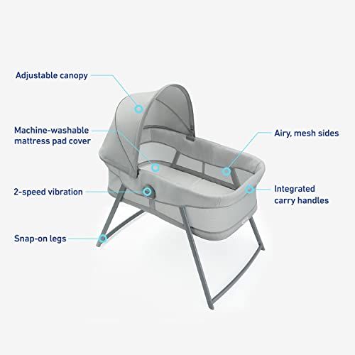 그라코 Graco DreamMore 2-in-1 Portable Bassinet, Jaiden