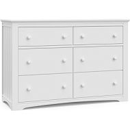 Graco Hadley 6 Drawer (White) Dresser, 47.24x17.7x31.9 Inch (Pack of 1)