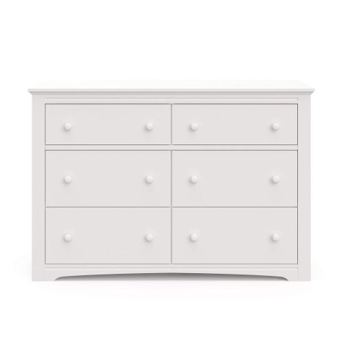 그라코 Graco Hadley 6 Drawer (White) Dresser, 47.24x17.7x31.9 Inch (Pack of 1)