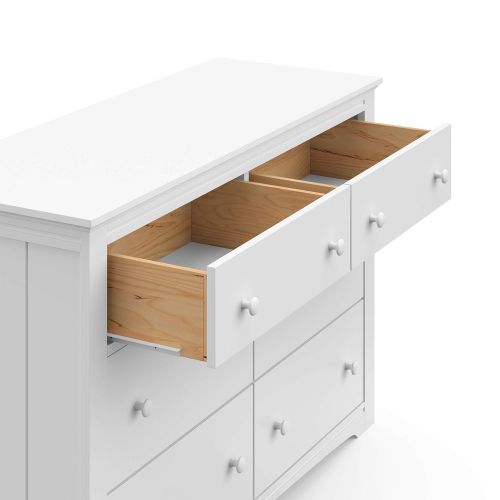 그라코 Graco Hadley 6 Drawer (White) Dresser, 47.24x17.7x31.9 Inch (Pack of 1)