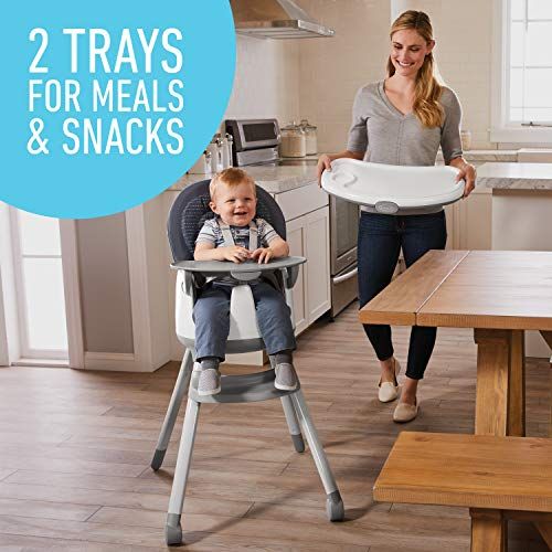 그라코 Graco Floor2Table 7 in 1 High Chair Converts to an Infant Floor Seat, Booster Seat, Kids Table and More, Atwood