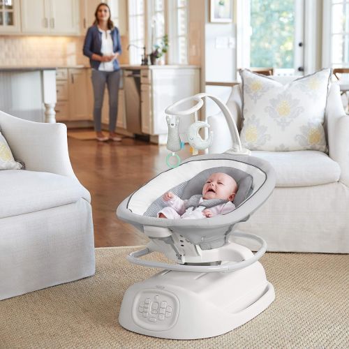 그라코 Graco Sense2Soothe Baby Swing with Cry Detection Technology, Sailor